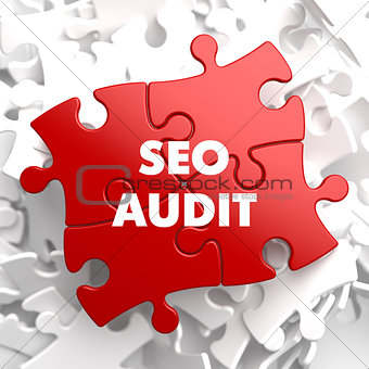 SEO Audit on Red Puzzle.