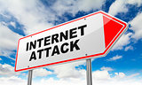 Internet Attack on Red Road Sign.
