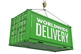 World Wide Delivery - Green Container.