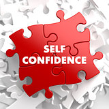 Self Confidence on Red Puzzle.