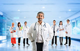 Multiracial diversity Asian medical team