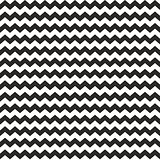 Zig zag vector chevron black and white tile pattern or seamless background