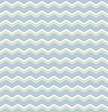 Tile vector pattern with white and yellow zig zag print on pastel blue background
