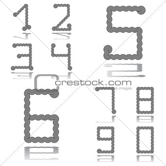 Design numbers set