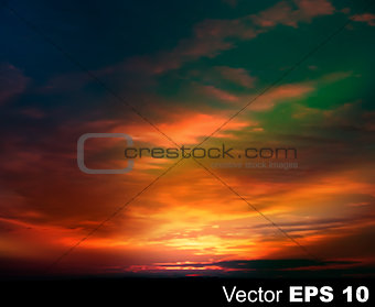 abstract nature sky background with sunrise