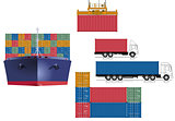 Container transport logistics