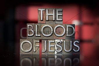 The Blood of Jesus Letterpress