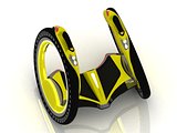 Scooter self-balancing electric