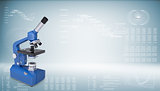 Blue chemistry microscope