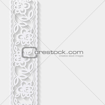 Abstract background with paper floral pattern