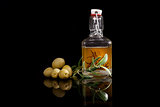 Luxurious olive oil background.