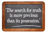 search for truth quote