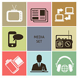 Media icons