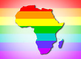 Africa - Rainbow flag pattern