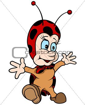 Cheerful Ladybug