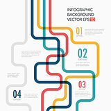 Vector line business concept template