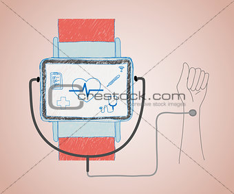 electronic wrist watch