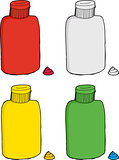 Series of Various Bottles