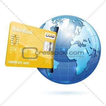 Internet Shopping and Electronic Payments Concept