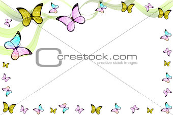 Butterflies and lines