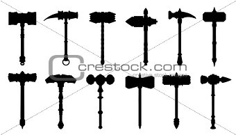 hammer silhouettes