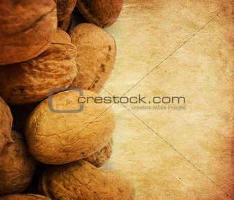 Walnuts background