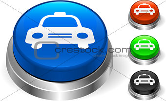 Taxi Cab Icon on Internet Button