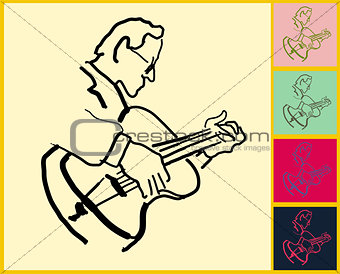 Sketched Music Color Set