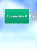 Los Angeles Highway Sign