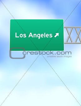 Los Angeles Highway Sign