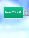 New York Highway Sign