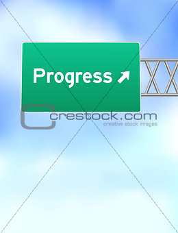 Progress Highway Sign