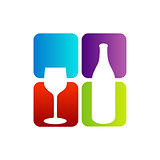 Logo for wine and spirits business