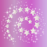 pink star spiral