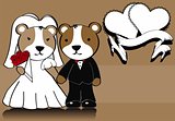hamster married cartoon background