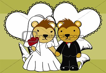 porcupine married cartoon background