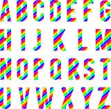 Alphabet Rainbow Style