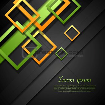 Tech colourful vector background