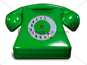 green phone  