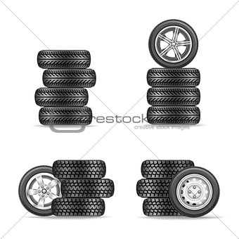 set of tires for cars
