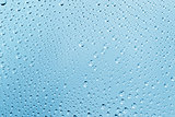 Abstract Water Drops Light-blue Background 