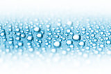 Abstract Water Drops Border - soft focus