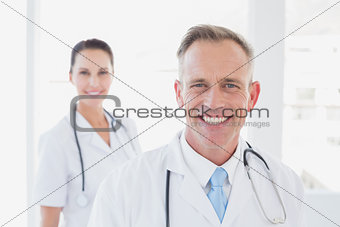 Doctor smiling at the camera