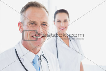 Doctor looking at the camera