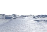 Digitally generated white snowy landscape