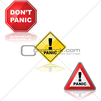 Panic sign