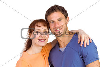 Couple looking at the camera