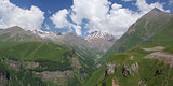 Cross pass, Caucasus Mountains, Georgia