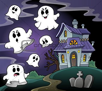Haunted house theme image 4