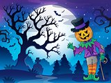 Scenery with Halloween character 2